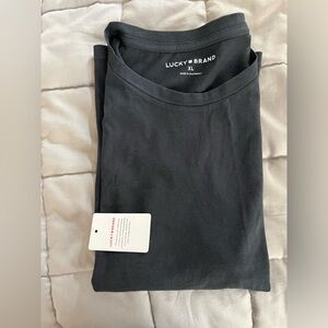 Lucky Brand muscle tee. Off black. XL women’s new with tags. Never worn.